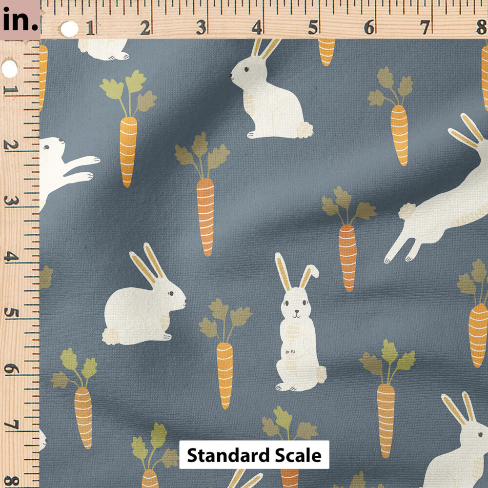 Ruler Scale for Easter Bunnies and Carrots (Dark Blue) by Erin Kendal