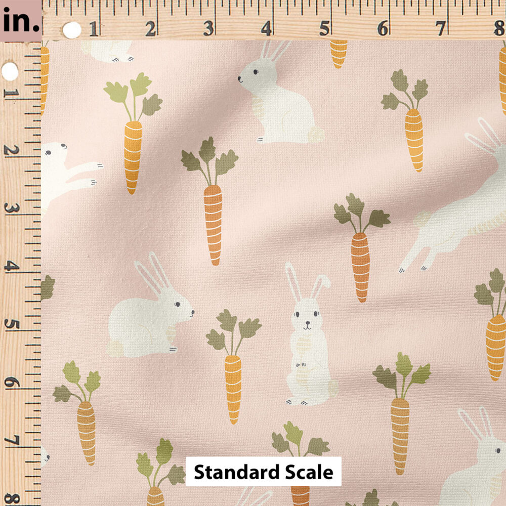 Ruler Scale for Easter Bunnies and Carrots (Light Pink) by Erin Kendal