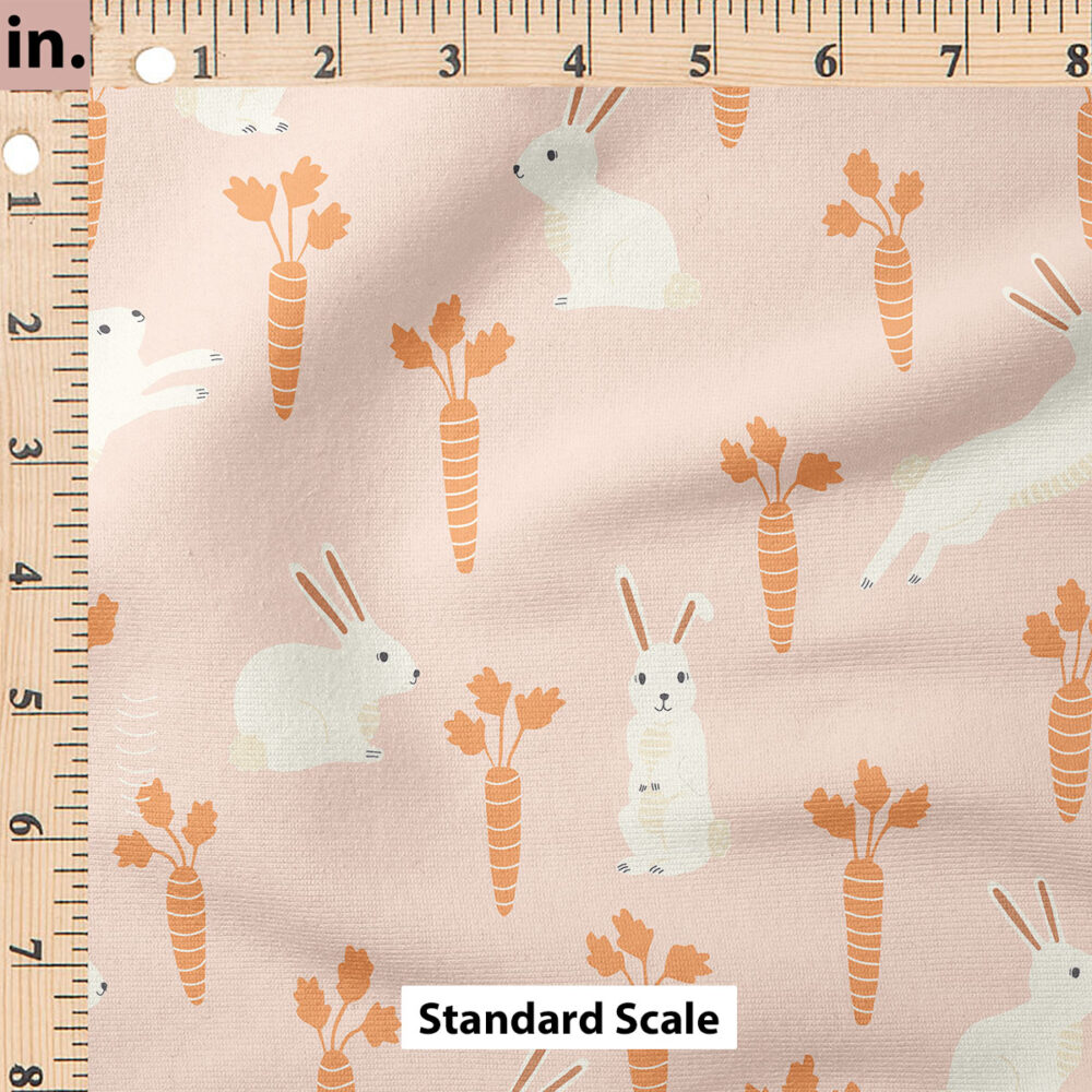 Ruler Scale for Easter Bunnies and Carrots (Pink/Papaya) by Erin Kendal