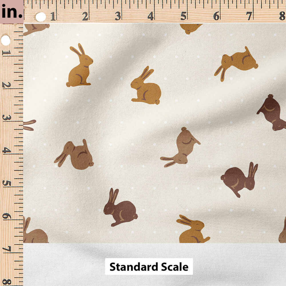 Ruler Scale for Tossed Chocolate Bunnies by Erin Kendal