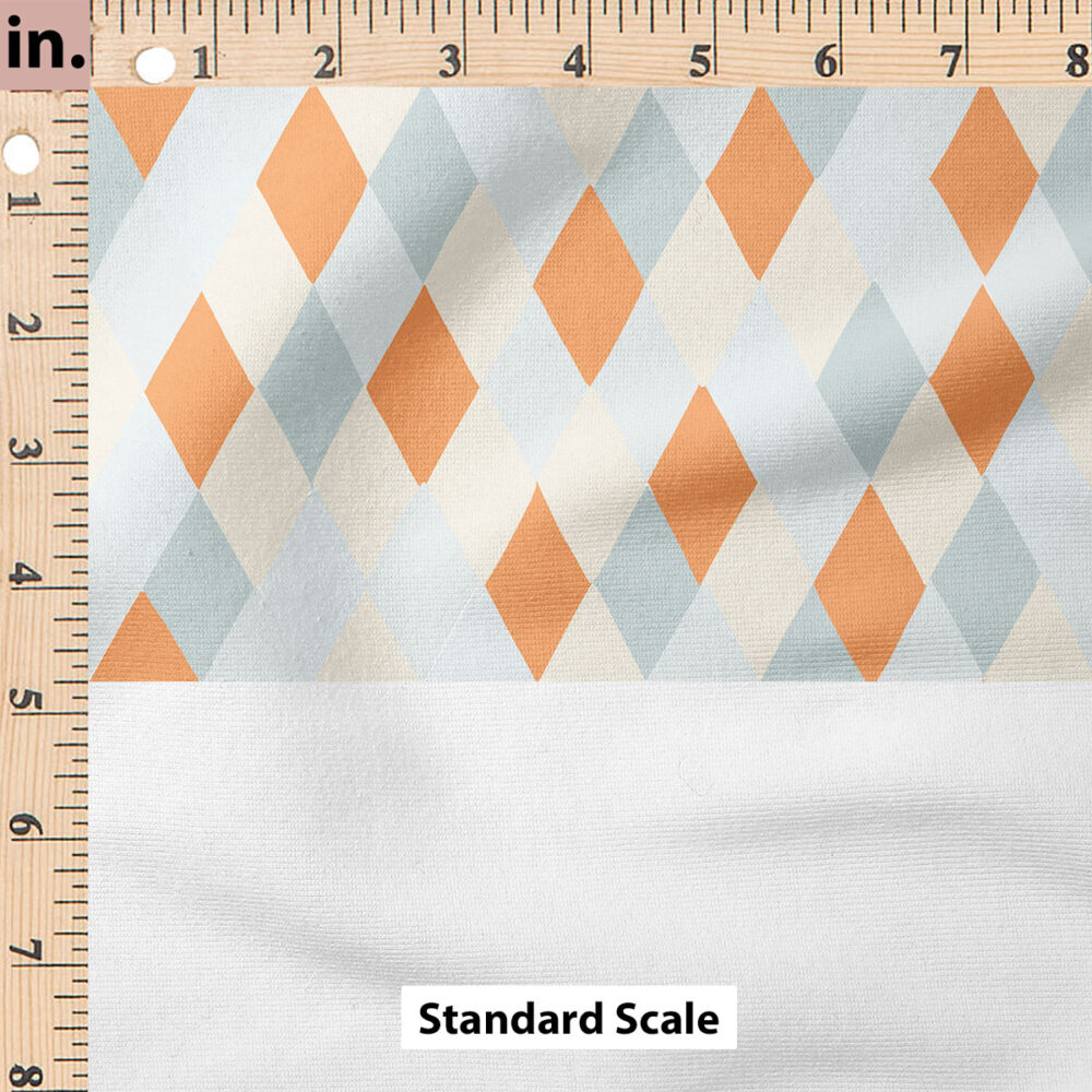 Ruler Scale for Diamond Wrapper (Blue/Papaya) by Erin Kendal