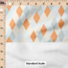 Ruler Scale for Diamond Wrapper (Blue/Papaya) by Erin Kendal