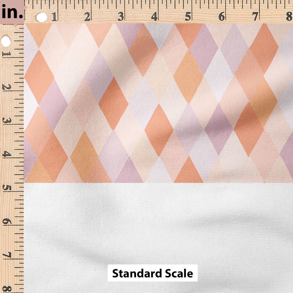 Ruler Scale for Diamond Wrapper (Papaya/Lilac) by Erin Kendal