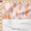 Ruler Scale for Diamond Wrapper (Papaya/Lilac) by Erin Kendal