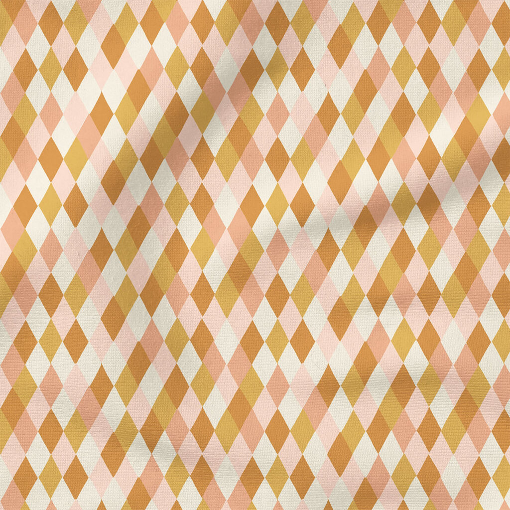 Diamond Wrapper (Earth Tones) | Spring Fabric Design | Erin Kendal