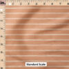 Ruler Scale for Basic Stripe (Terracotta) by Erin Kendal