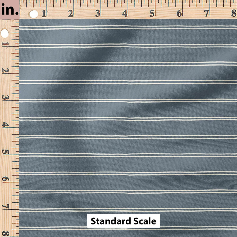 Ruler Scale for Basic Stripe (Dark Blue) by Erin Kendal