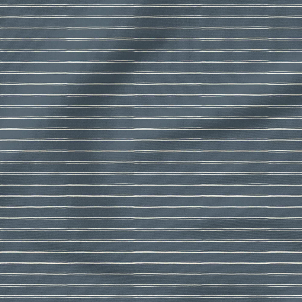 Basic Stripe (Dark Blue) | Spring Fabric Design | Erin Kendal