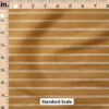 Ruler Scale for Basic Stripe (Brown) by Erin Kendal