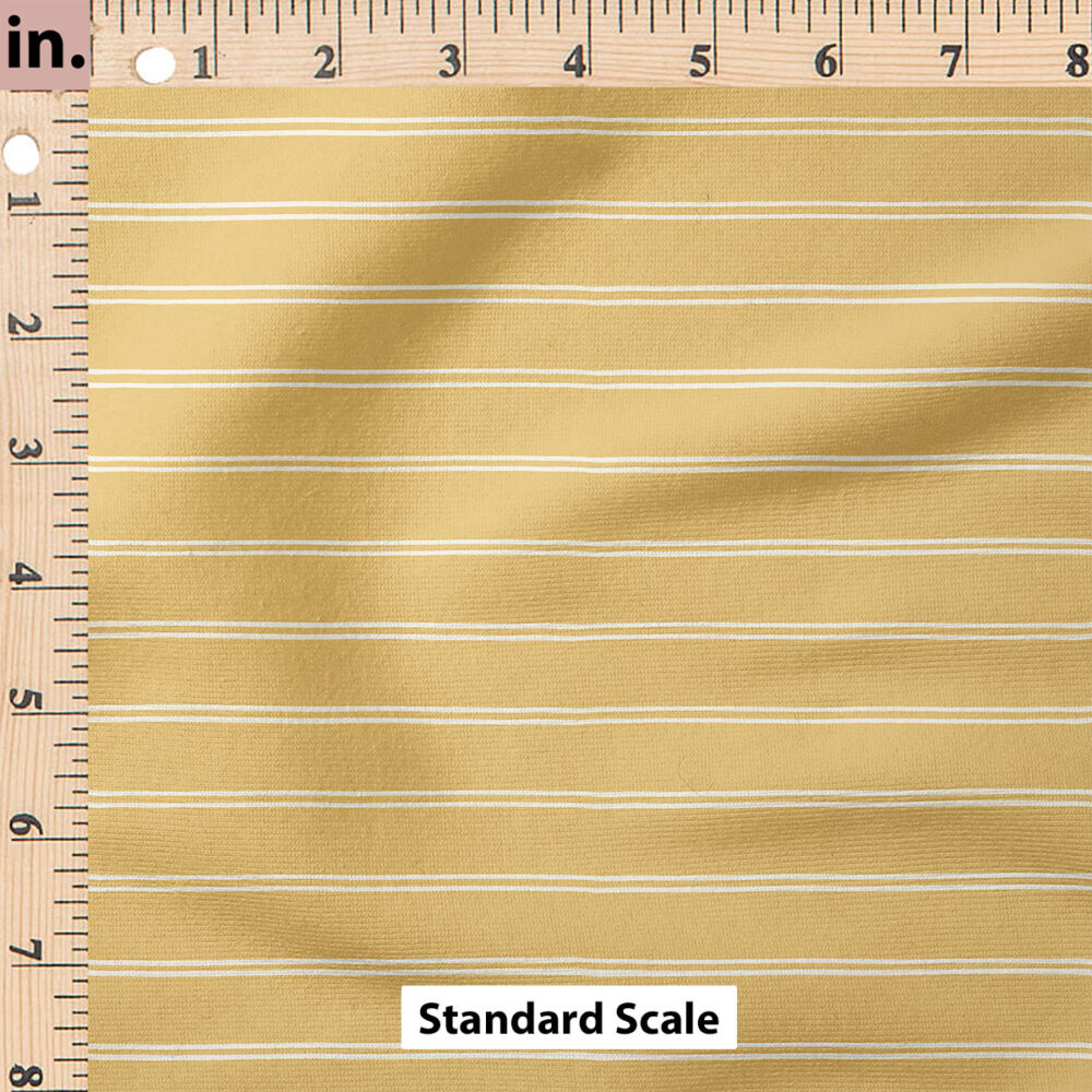 Ruler Scale for Basic Stripe (Honeybee Yellow) by Erin Kendal