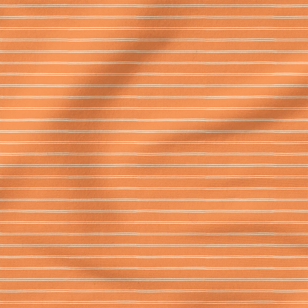 Basic Stripe (Papaya) | Spring Fabric Design | Erin Kendal