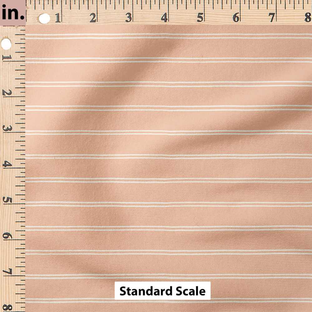 Ruler Scale for Basic Stripe (Peach) by Erin Kendal