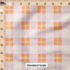 Ruler Scale for Tartan Plaid (Lilac/Papaya) by Erin Kendal