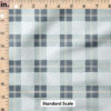 Ruler Scale for Tartan Plaid (Blue) by Erin Kendal