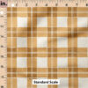 Ruler Scale for Tartan Plaid (Brown/Honey Gold) by Erin Kendal