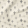 Easter Cross (Cream) | Spring Fabric Design | Erin Kendal