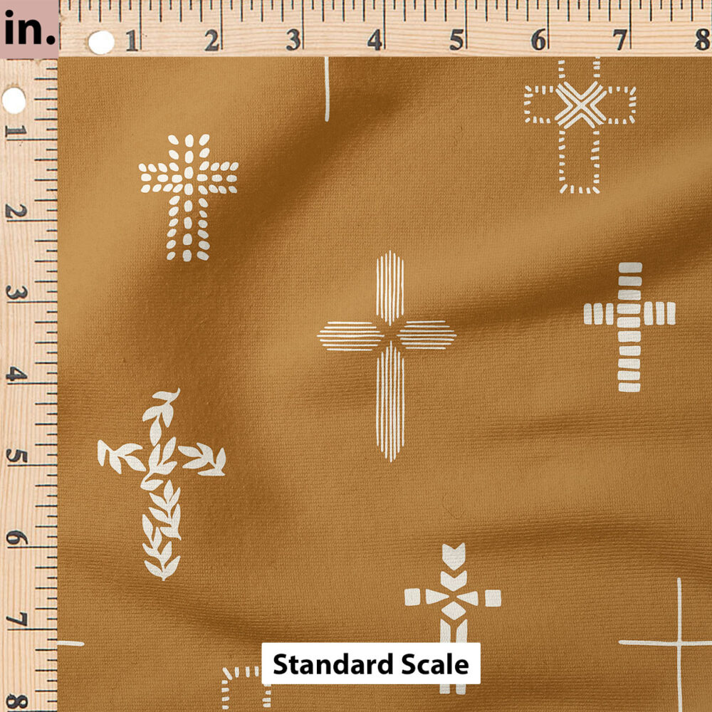 Ruler Scale for Easter Cross (Brown) by Erin Kendal