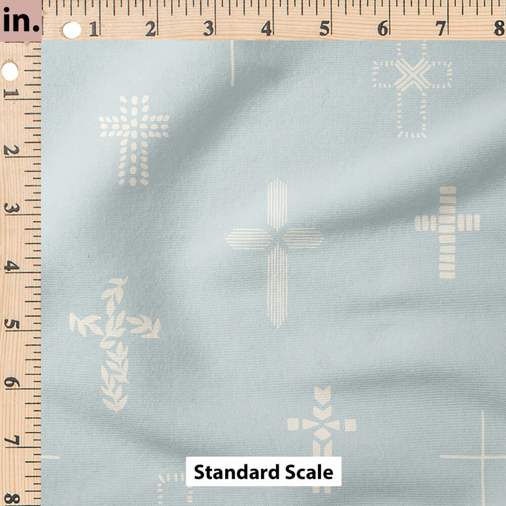 Ruler Scale for Easter Cross (Light Blue) by Erin Kendal