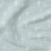 Easter Cross (Light Blue) | Spring Fabric Design | Erin Kendal