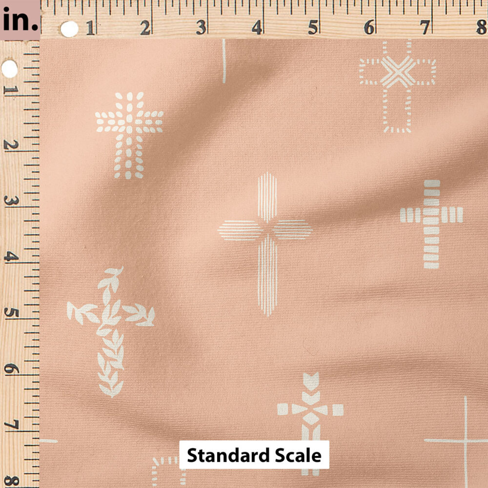 Ruler Scale for Easter Cross (Peach) by Erin Kendal