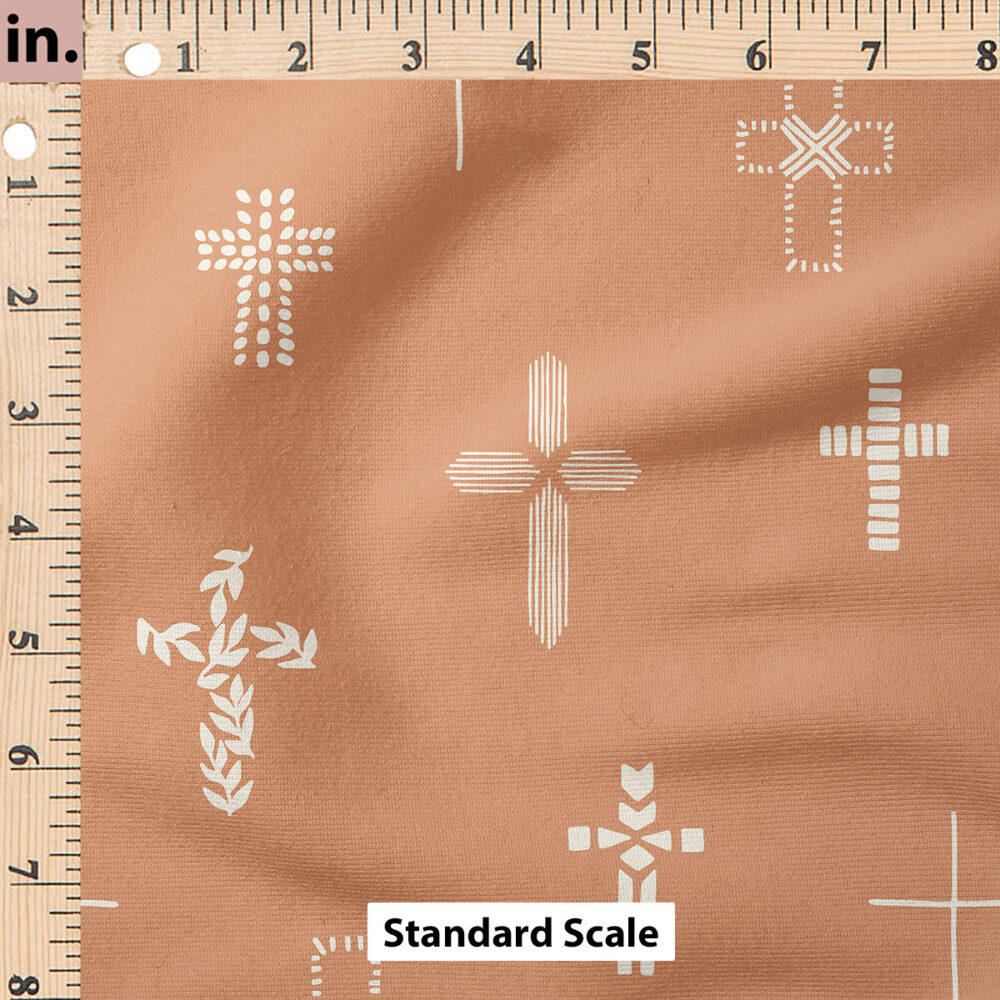 Ruler Scale for Easter Cross (Terracotta) by Erin Kendal