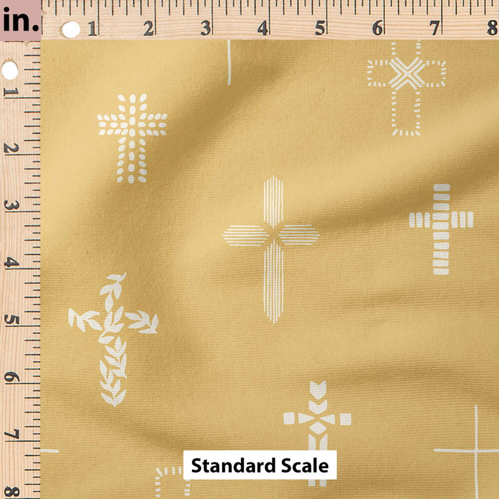 Ruler Scale for Easter Cross (Honeybee Yellow) by Erin Kendal