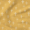 Easter Cross (Honeybee Yellow) | Spring Fabric Design | Erin Kendal