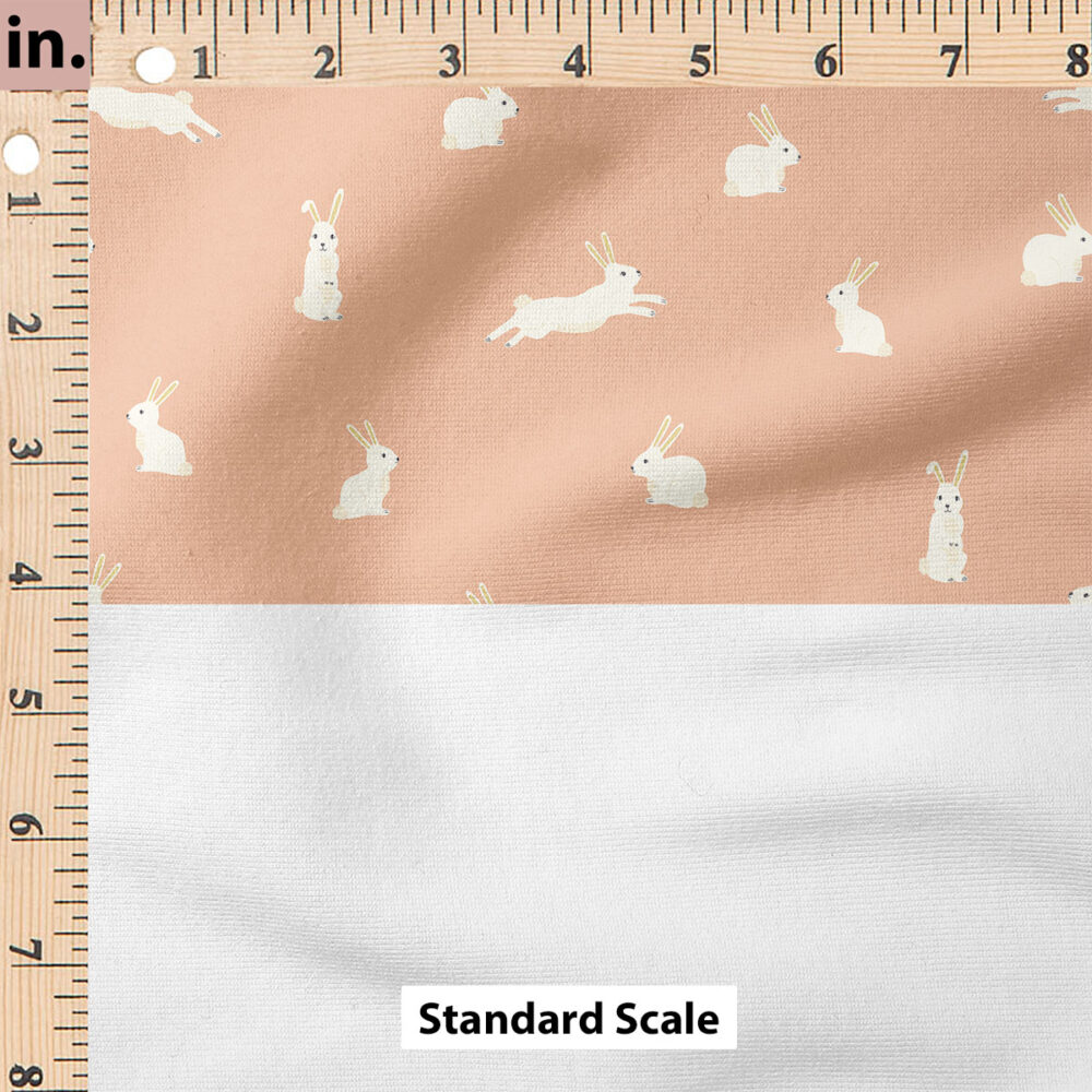 Ruler Scale for Bunny Rabbits (Peach) by Erin Kendal