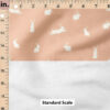 Ruler Scale for Bunny Rabbits (Peach) by Erin Kendal