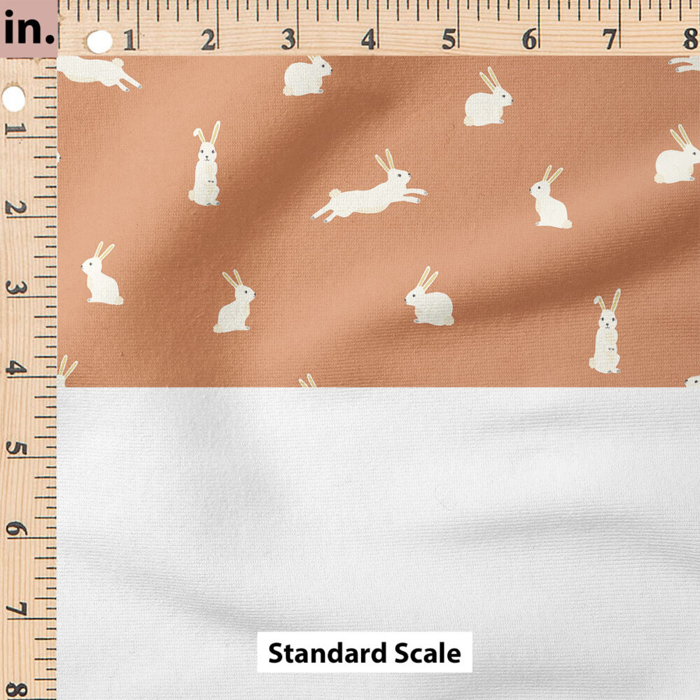 Ruler Scale for Bunny Rabbits (Terracotta) by Erin Kendal