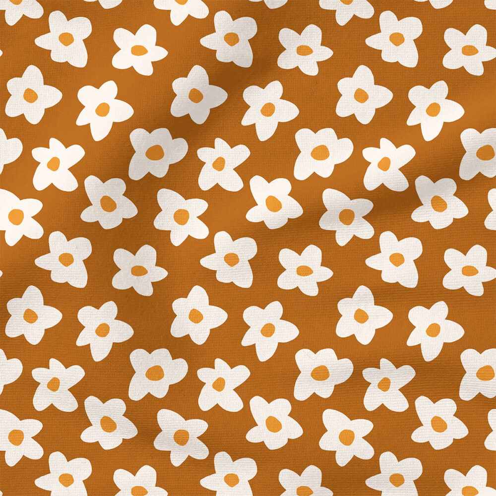 Retro Flowers (Copper Brown) | Children