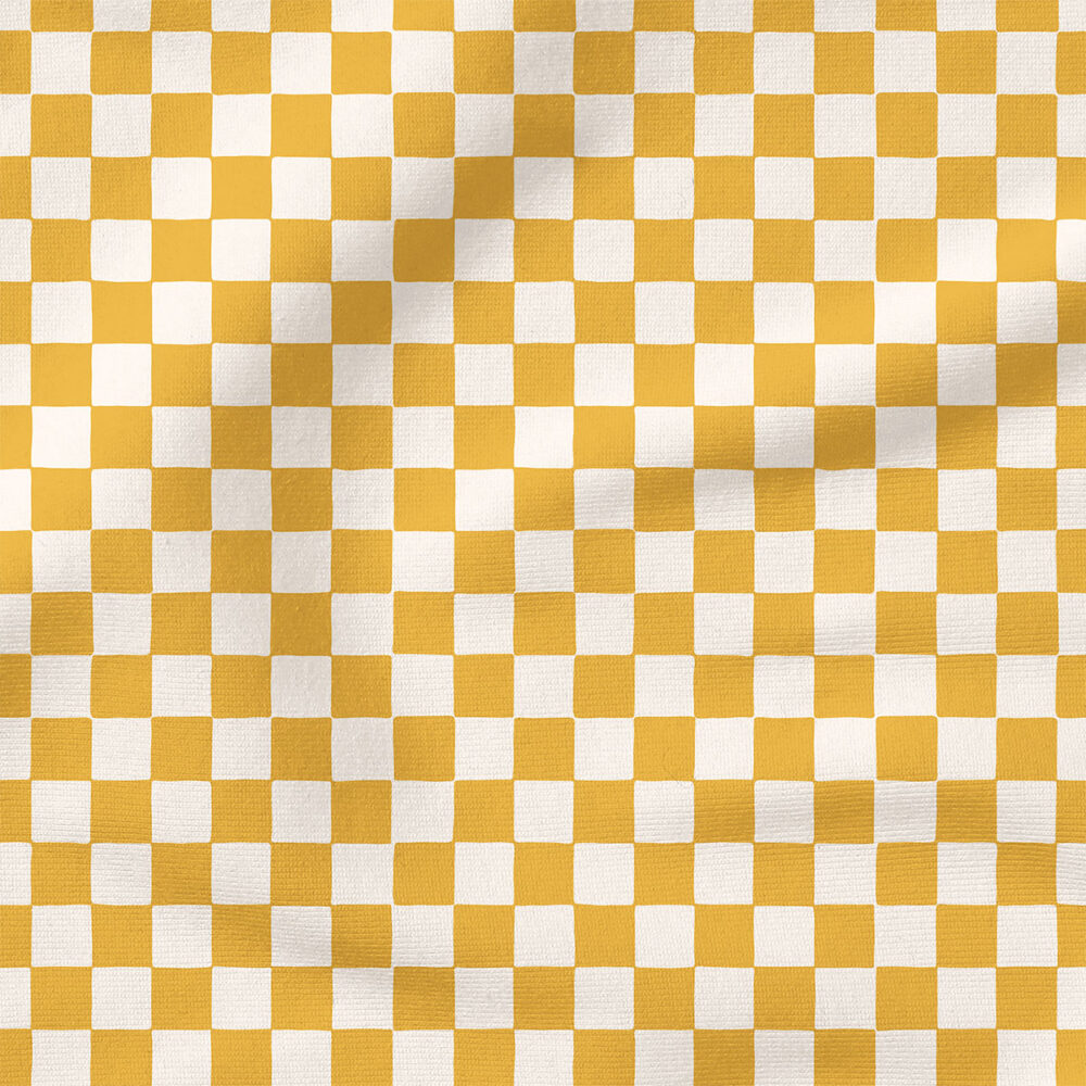 Organic Checkerboard (Pineapple Yellow) | Children