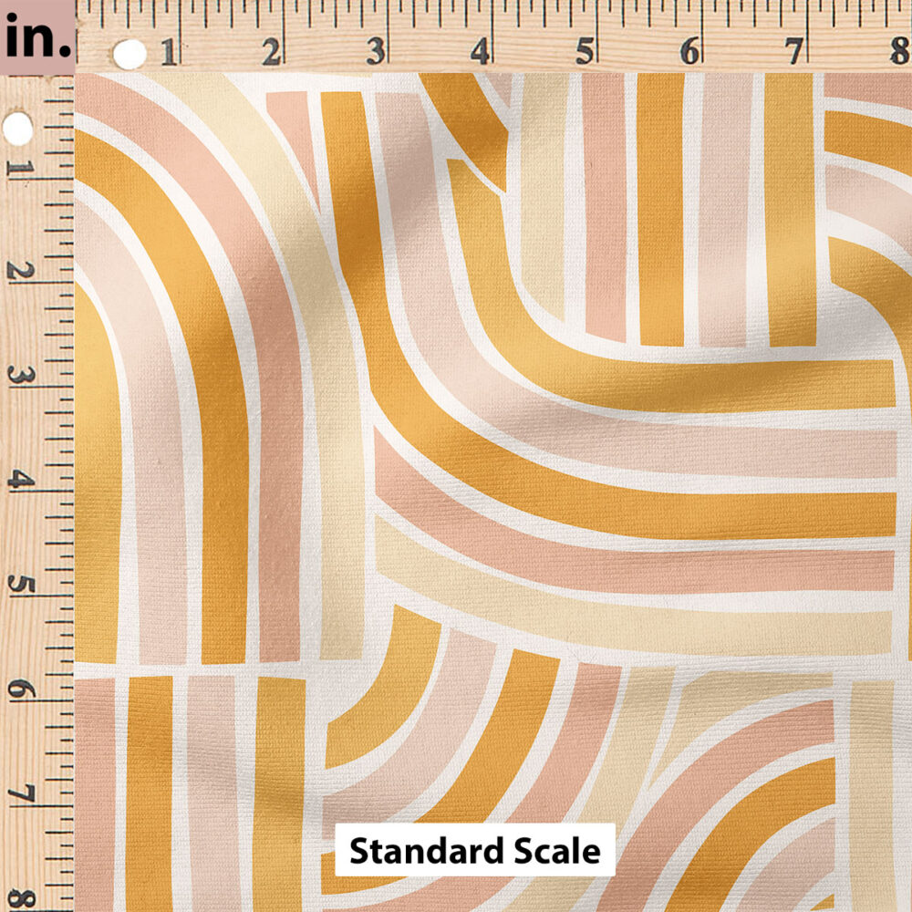 Stripes and Shapes Fabric Design | Erin Kendal