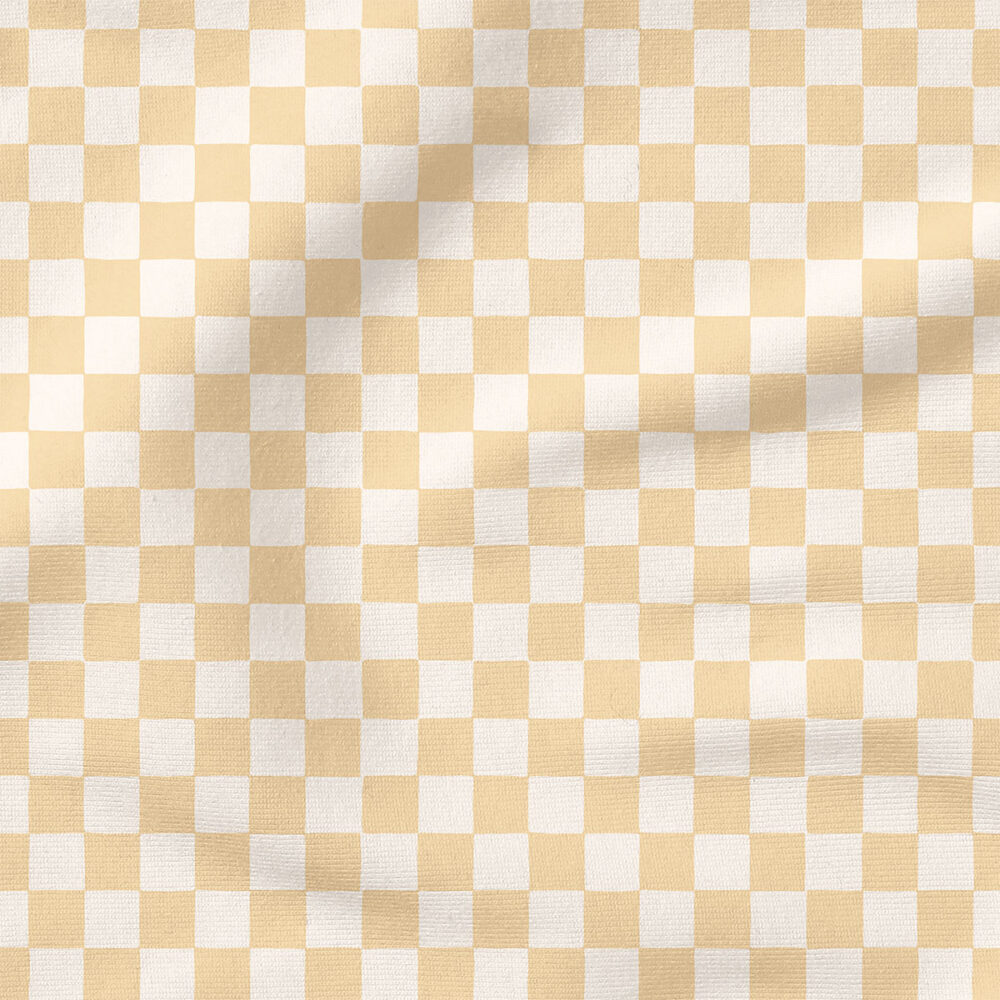 Retro Organic Checkerboard (Light Tan) | Children