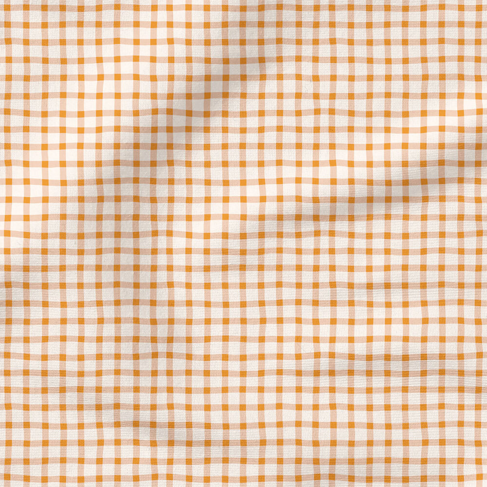 Wobbly Gingham (Pink and Orange) | Children