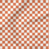 Checkerboard (Brandie Melon Brick Red) | Stripes and Shapes