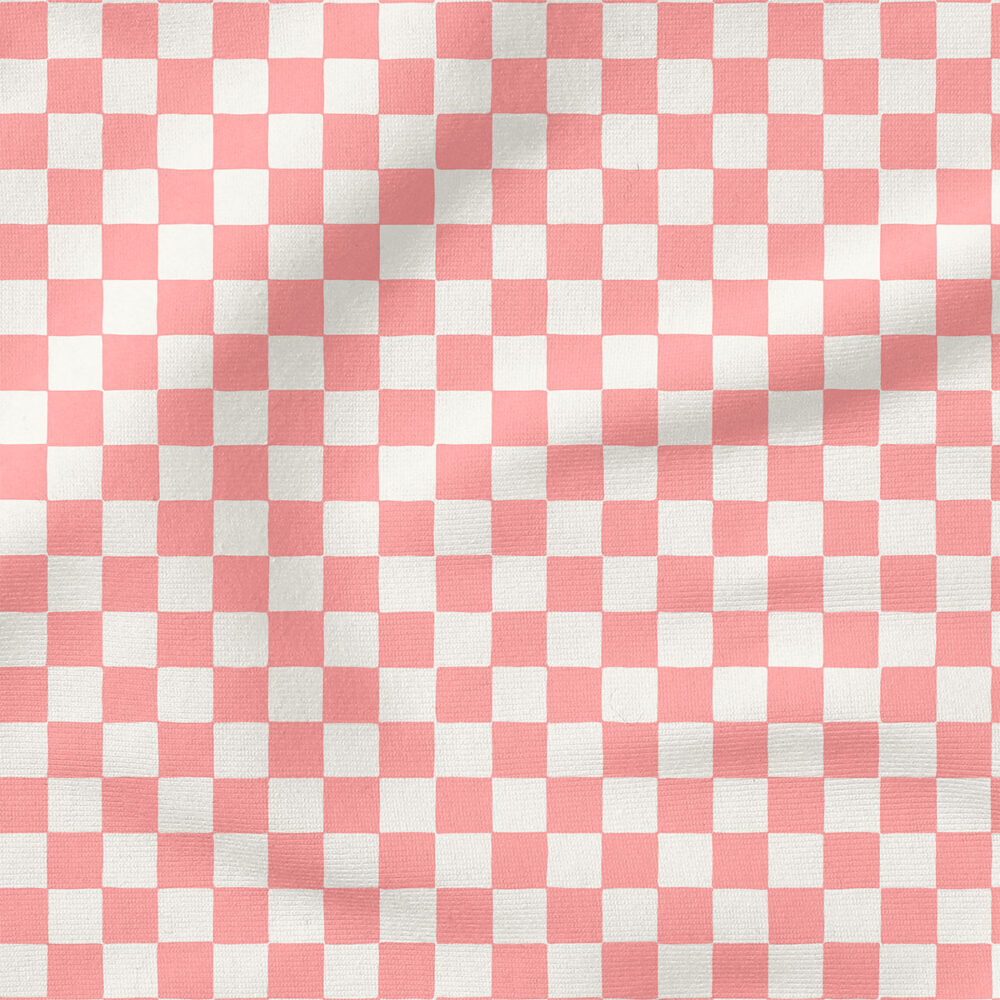 Checkerboard (Bubblegum Pink) | Stripes and Shapes