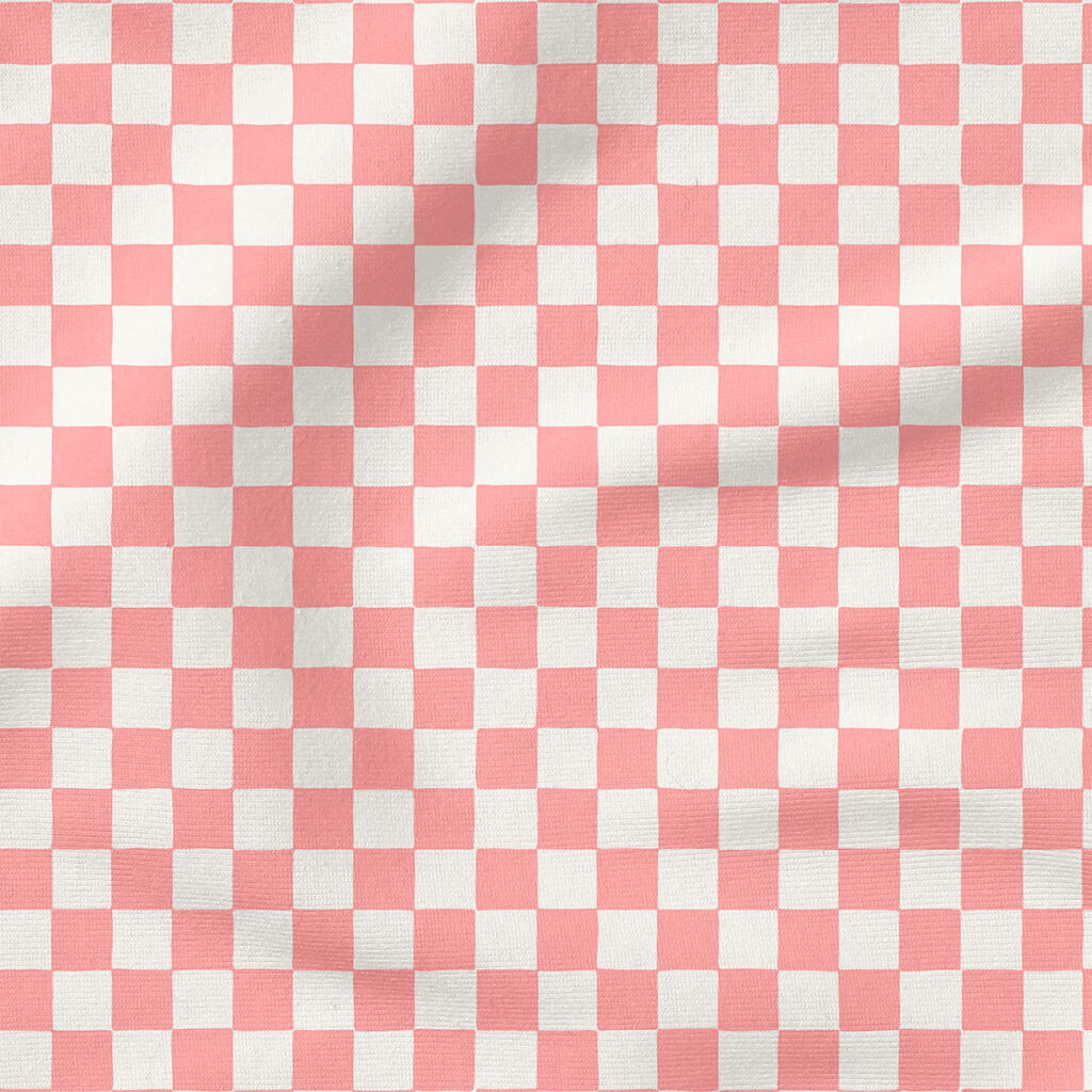 Checkerboard (Bubblegum Pink) | Stripes and Shapes