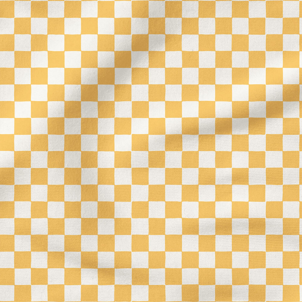 Checkerboard (Buff Yellow) | Stripes and Shapes