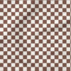 Checkerboard (Dark Chocolate Brown) | Stripes and Shapes