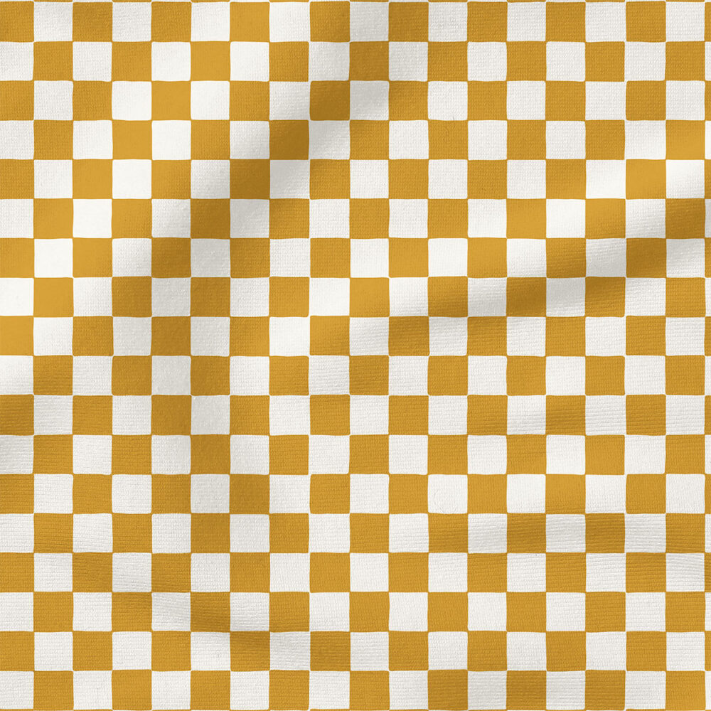 Checkerboard (Golden Spice) | Stripes and Shapes