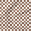 Checkerboard (Milk Chocolate Brown) | Stripes and Shapes