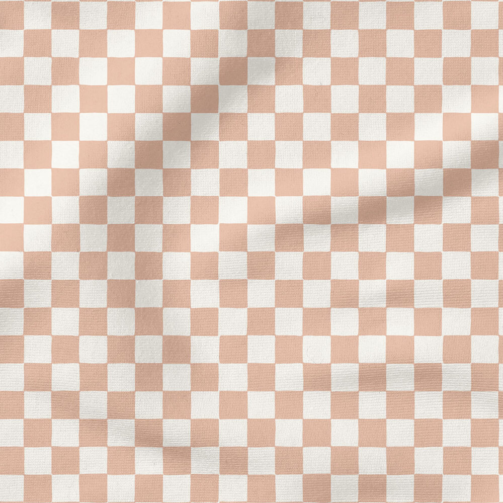 Checkerboard (Pink Shell) | Stripes and Shapes