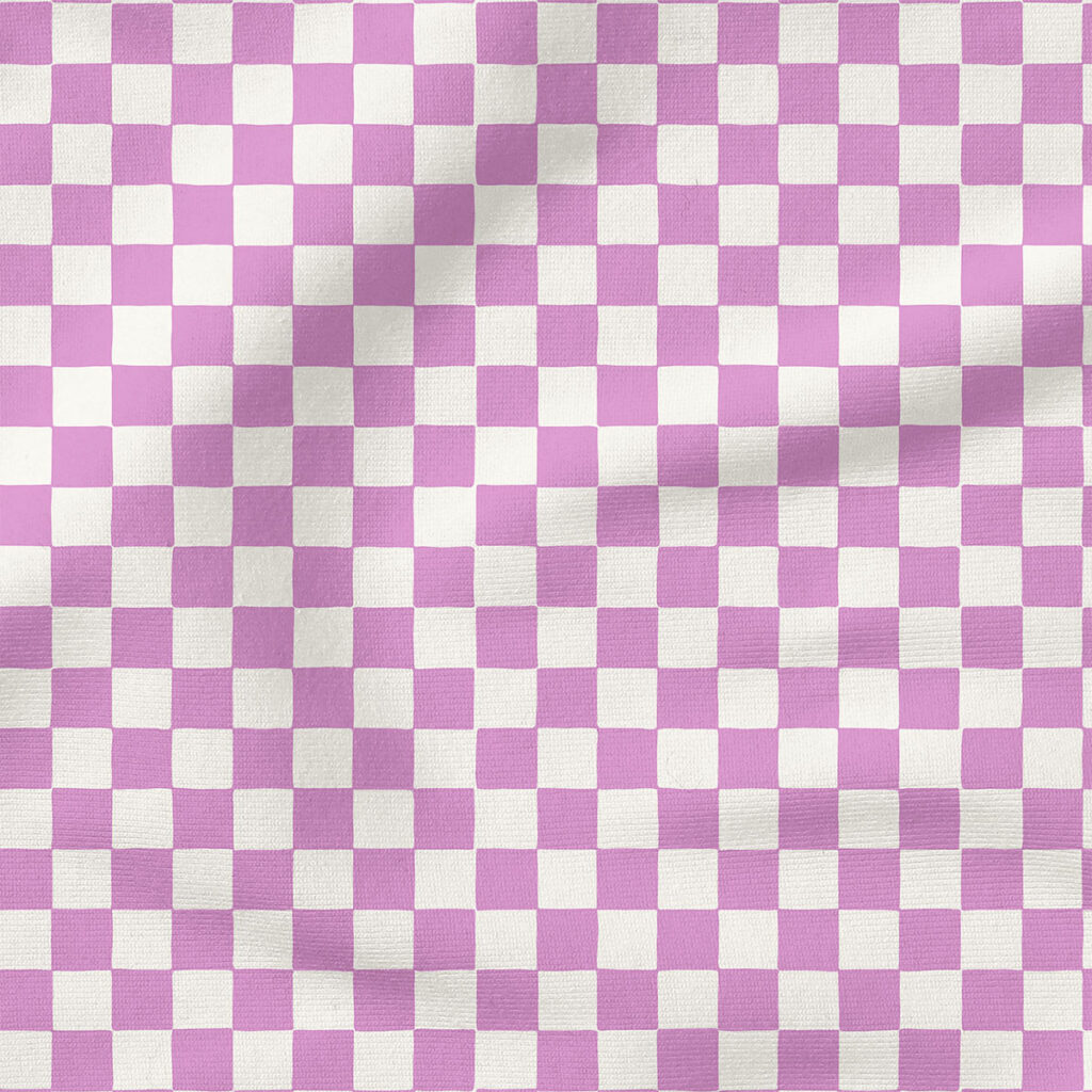 Checkerboard (Purple Lavender) | Stripes and Shapes