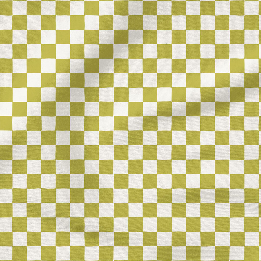 Checkerboard (Sprout Green) | Stripes and Shapes