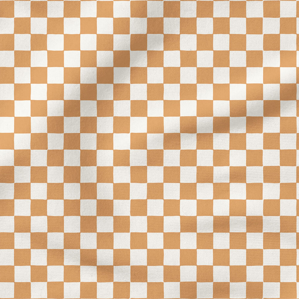 Checkerboard (Tan Caramel) | Stripes and Shapes