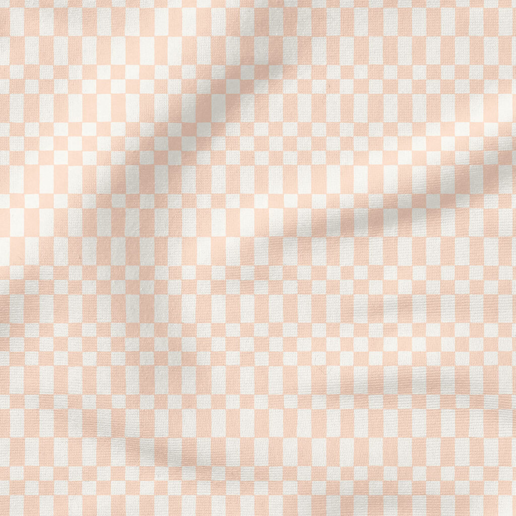 Neo Checkerboard (Pastel Pink) | Stripes and Shapes