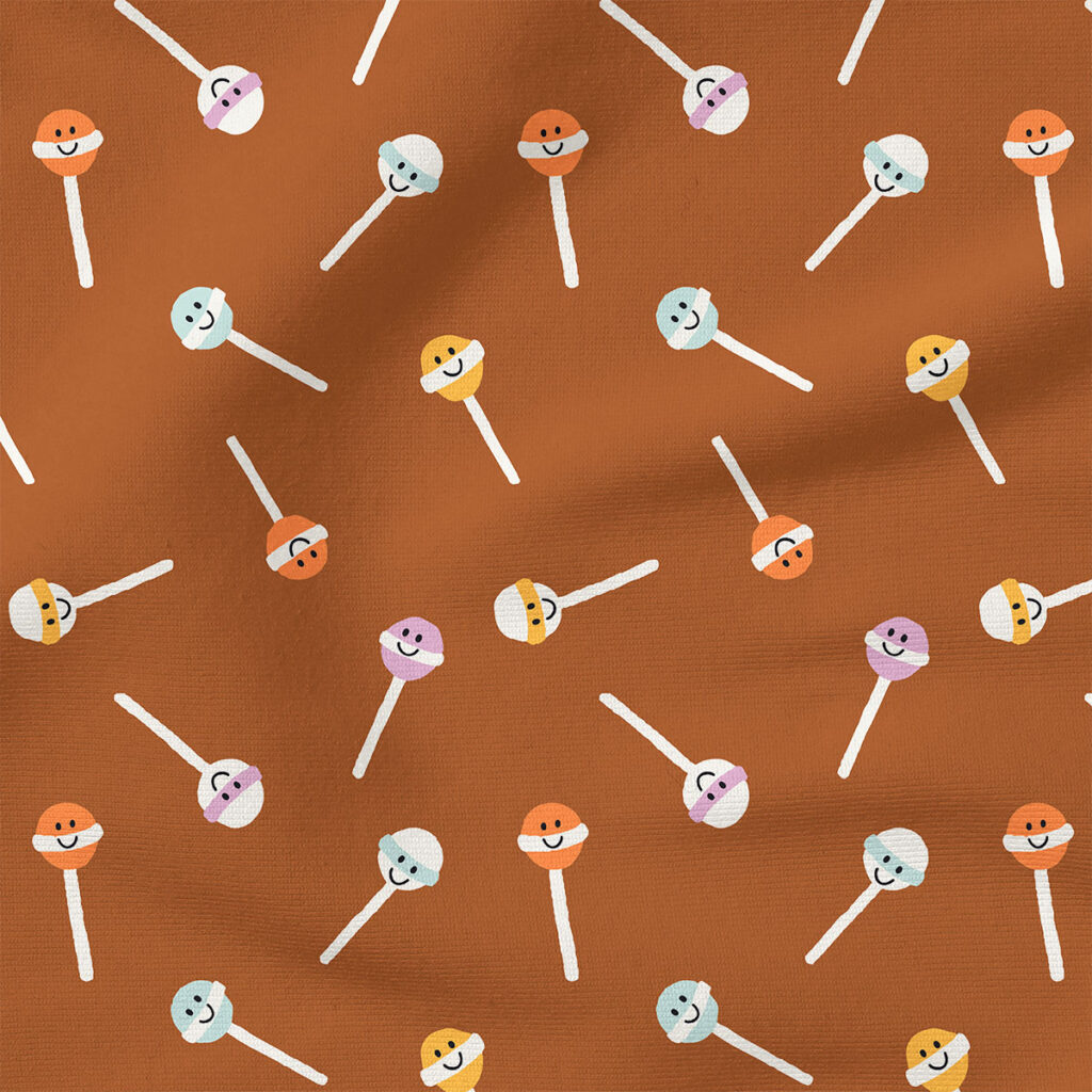 Smiley Face Lollipops (Cocoa Brown) | Candy