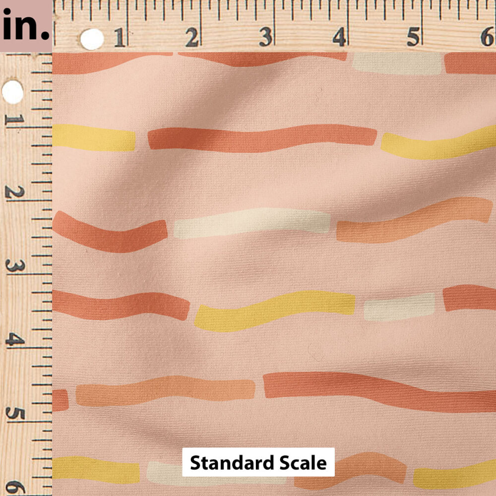 Stripes and Shapes Fabric Design | Erin Kendal