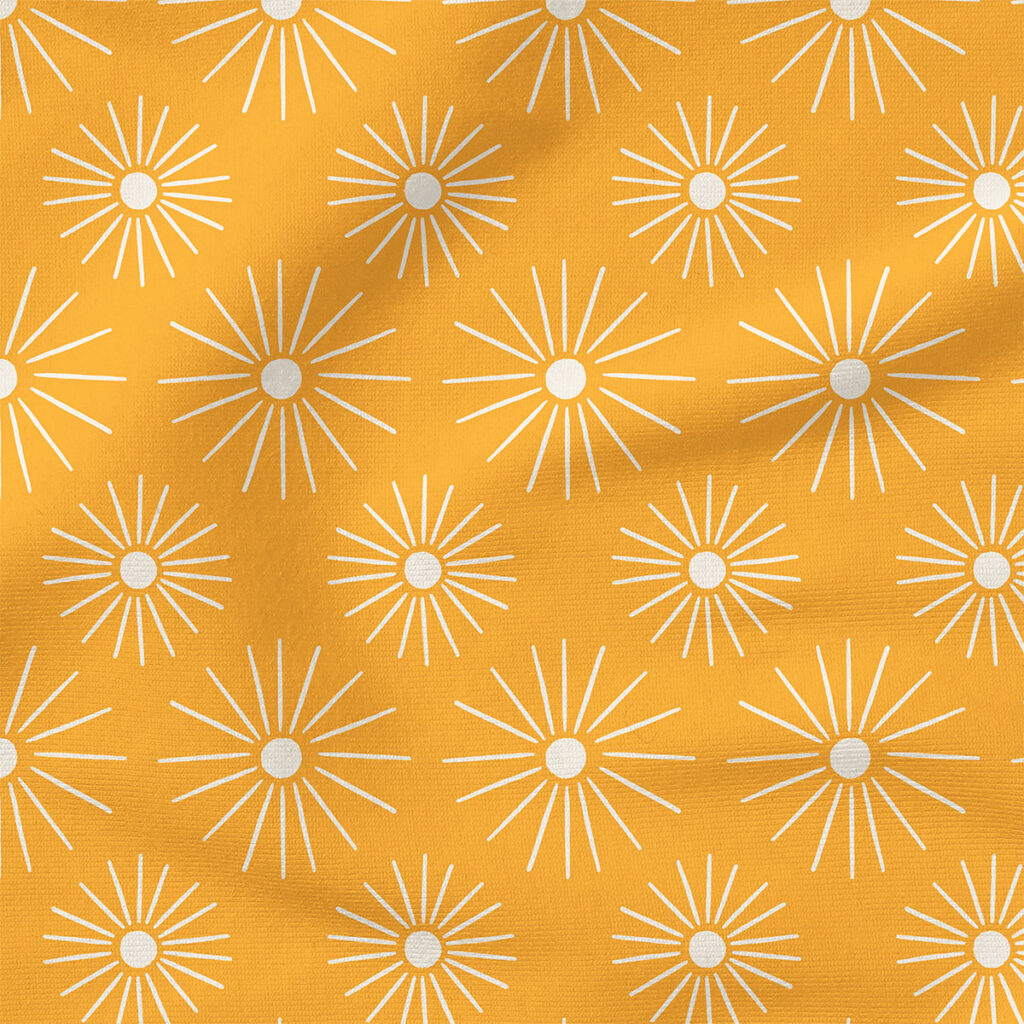 Retro Sunburst (Sunshine Yellow) | Summer